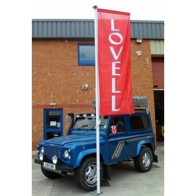 Branded Promotional AUTOMOTIVE FLAG POLE Flag Pole From Concept Incentives.