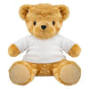 Branded Promotional BLANK PLUSH 19CM SOFT TOY VICTORIA TEDDY BEAR with White Tee Shirt Soft Toy From Concept Incentives.