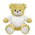 Branded Promotional BLANK PLUSH 25 CM SOFT TOY ELIZABETH TEDDY BEAR with White Tee Shirt Soft Toy From Concept Incentives.