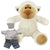 Branded Promotional BLANK PLUSH SOFT TOY 20CM LUCY LAMB with Chef Outfit Soft Toy From Concept Incentives.