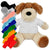 Branded Promotional BLANK PLUSH SOFT TOY 20CM DARCY DOG with Colour Tee Shirt Soft Toy From Concept Incentives.