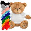 Branded Promotional BLANK PLUSH SOFT TOY EDWARD I TEDDY BEAR with Colour Tee Shirt or Hoody Soft Toy From Concept Incentives.