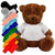 Branded Promotional BLANK PLUSH SOFT TOY JAMES I TEDDY BEAR with Colour Tee Shirt Soft Toy From Concept Incentives.