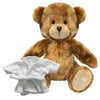 Branded Promotional BLANK PLUSH SOFT TOY CHARLES TEDDY BEAR with Dressing Gown Soft Toy From Concept Incentives.