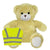 Branded Promotional BLANK PLUSH SOFT TOY 20CM ELIZABETH TEDDY BEAR with Hi-vis Vest Soft Toy From Concept Incentives.