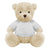 Branded Promotional BLANK PLUSH SOFT TOY JAMES III TEDDY BEAR with White Tee Shirt Soft Toy From Concept Incentives.