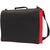 Branded Promotional KNOWLTON DELEGATE BAG in Black & Red Bag From Concept Incentives.