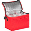 Branded Promotional TONBRIDGE 6 CAN COOLER BAG in Red Cool Bag From Concept Incentives.