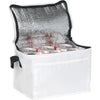 Branded Promotional TONBRIDGE 6 CAN COOLER BAG in White Cool Bag From Concept Incentives.