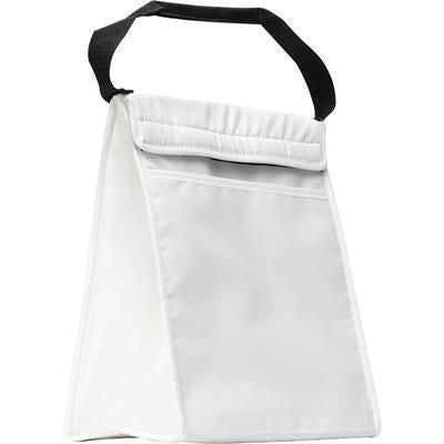 Branded Promotional TONBRIDGE LUNCH COOL BAG in White Cool Bag From Concept Incentives.