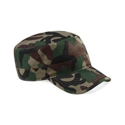 Branded Promotional BEECHFIELD CAMOUFLAGE ARMY CAP Baseball Cap From Concept Incentives.