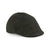 Branded Promotional BEECHFIELD WAXED FLAT CAP in Dark Olive Green Hat From Concept Incentives.