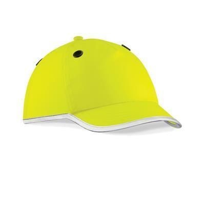 Branded Promotional BEECHFIELD ENHANCED-VIZ EN812 BUMP CAP Baseball Cap From Concept Incentives.