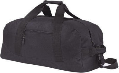 Branded Promotional HEVER SPORTS BAG HOLDALL in Black Bag From Concept Incentives.