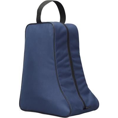 Branded Promotional BARHAM WELLIE BOOT BAG in Navy-black Shoe Bag From Concept Incentives.