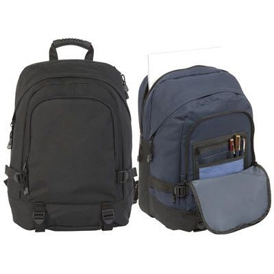Branded Promotional FAVERSHAM LAPTOP BACKPACK RUCKSACK Bag From Concept Incentives.