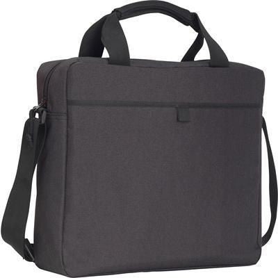 Branded Promotional TUNSTALL LAPTOP BUSINESS BAG in Charcoal Bag From Concept Incentives.