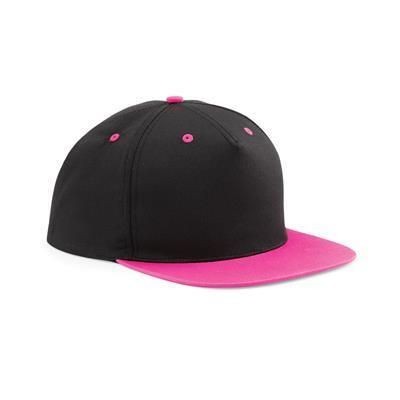 Branded Promotional BEECHFIELD 5 PANEL CONTRAST SNAPBACK BASEBALL CAP Baseball Cap From Concept Incentives.