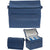 Branded Promotional RAINHAM 6 CAN COOL BAG in Navy Blue Cool Bag From Concept Incentives.