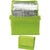 Branded Promotional RAINHAM 6 CAN COOL BAG in Lime Green Cool Bag From Concept Incentives.