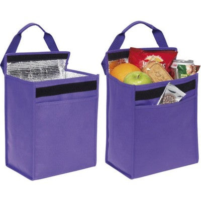 Branded Promotional RAINHAM LUNCH COOL BAG in Purple Cool Bag From Concept Incentives.