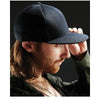 Branded Promotional BEECHFIELD FITTED FLAT PEAK CAP Baseball Cap From Concept Incentives.
