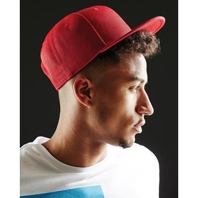 Branded Promotional BEECHFIELD SIGNATURE 6 PANEL SNAPBACK Baseball Cap From Concept Incentives.