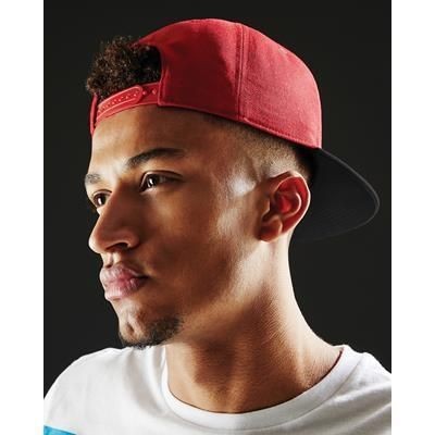 Branded Promotional BEECHFIELD SIGNATURE 6 PANEL CONTRAST SNAPBACK Baseball Cap From Concept Incentives.