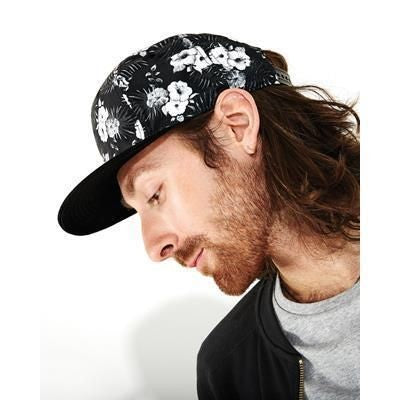 Branded Promotional BEECHFIELD GRAPHIC SNAPBACK Baseball Cap From Concept Incentives.