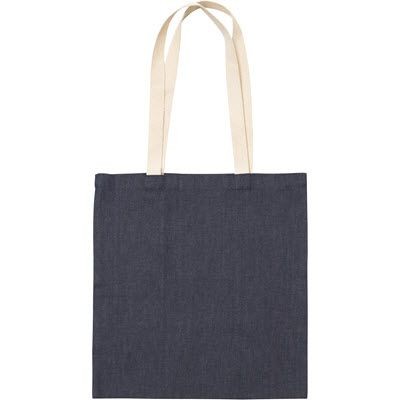 Branded Promotional HAWKHURST DENIM TOTE in Blue Denim Bag From Concept Incentives.