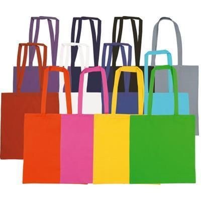 Branded Promotional SNOWDOWN COTTON SHOPPER TOTE BAG COLLECTION Bag From Concept Incentives.