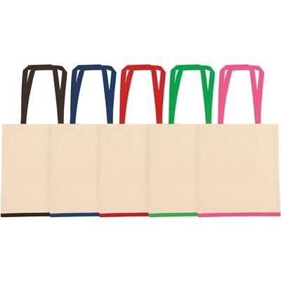 Branded Promotional EASTWELL COTTON SHOPPER TOTE BAG COLLECTION Bag From Concept Incentives.