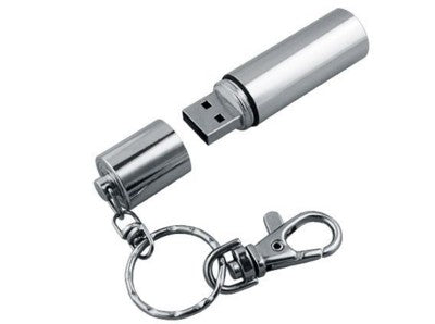 Branded Promotional BABY BATTERY USB FLASH DRIVE MEMORY STICK in Silver Memory Stick USB From Concept Incentives.