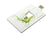 Branded Promotional BABY CARD PREMIER USB FLASH DRIVE MEMORY STICK in White Memory Stick USB From Concept Incentives.