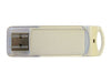 Branded Promotional BABY WHITE USB FLASH DRIVE MEMORY STICK in White & Black Memory Stick USB From Concept Incentives.