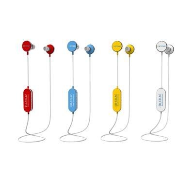 Branded Promotional BUDZ BLUETOOTH CORDLESS HEADPHONES Earphones From Concept Incentives.
