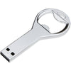 Branded Promotional BABY KEY BOTTLER OPENER USB MEMORY STICK in Silver Memory Stick USB From Concept Incentives.