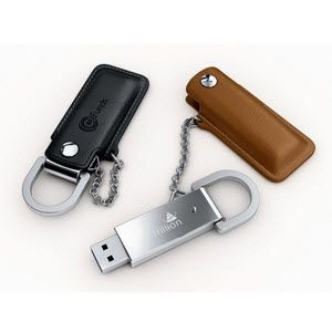 Branded Promotional BABY LEATHER POCKET USB MEMORY STICK Memory Stick USB From Concept Incentives.