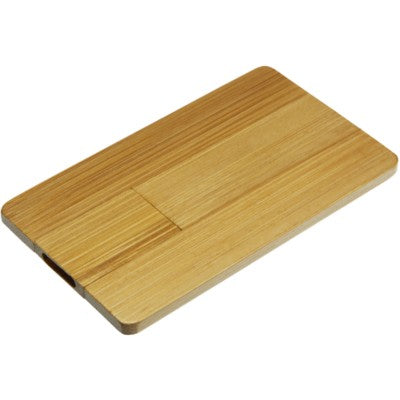 Branded Promotional BABY WOOD CARD USB MEMORY STICK Memory Stick USB From Concept Incentives.