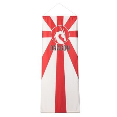 Branded Promotional SATIN BACK DROP Flag From Concept Incentives.