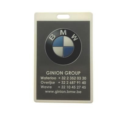 Branded Promotional RECTANGULAR SHAPE DIGITAL PRINTED GOLF BAG TAG Golf Bag Tag From Concept Incentives.