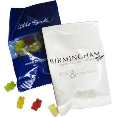 Branded Promotional BAGS OF JELLY SHAPE Sweets From Concept Incentives.