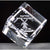 Branded Promotional MEDIUM OPTICAL CRYSTAL BALANCING CUBE AWARD Award From Concept Incentives.