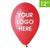 Branded Promotional PRINTED LATEX BALLOON 12 INCH Balloon From Concept Incentives.