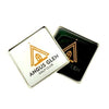 Branded Promotional QUADRA 25MM SQUARE GOLF BALL MARKER Golf Marker From Concept Incentives.