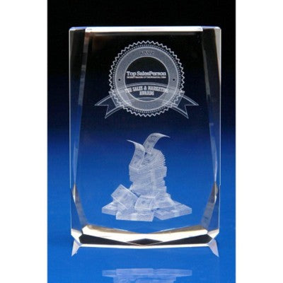 Branded Promotional FINANCIAL AWARDS & PAPERWEIGHT GIFT IDEAS in Crystal Glass Paperweight From Concept Incentives.