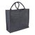 Branded Promotional BARHAM BLACK JUTE BAG Bag From Concept Incentives.
