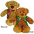 Branded Promotional 30CM BARNEY BEAR with Bow Soft Toy From Concept Incentives.