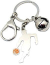 Branded Promotional BASKETBALL THEME KEYRING Keyring From Concept Incentives.