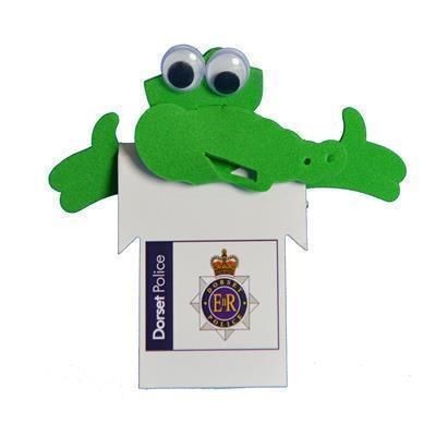 Branded Promotional CROCODILE BADGE Badge From Concept Incentives.